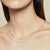 Asymmetrical Initial & Diamond Necklace