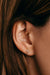 Diamond Number Earring