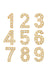 Diamond Number Earring